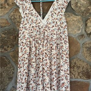 Floral V-Neck Dress